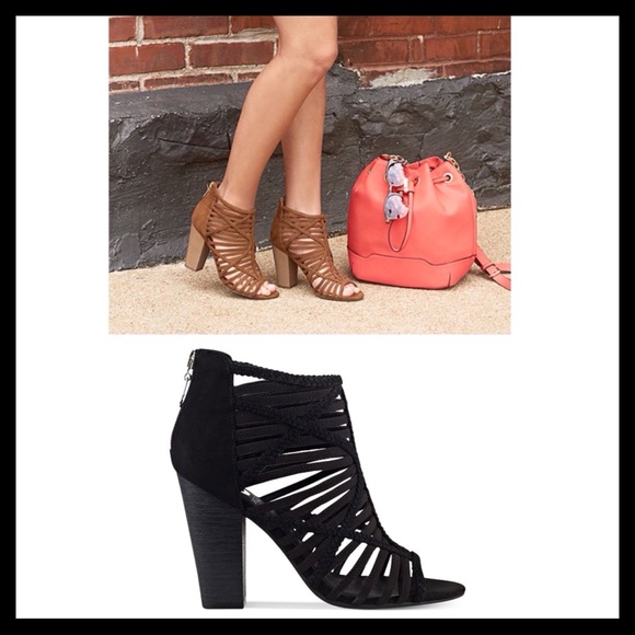 G by Guess Shoes - G by GUESS Jelus Strappy Block Heel Sandals Black